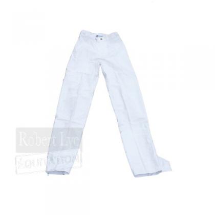 Pantalon imperméable long blanc TL0041B--
